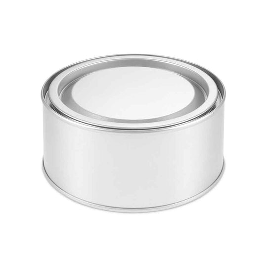 Medium silver lever lid tin, SKU code: T0617