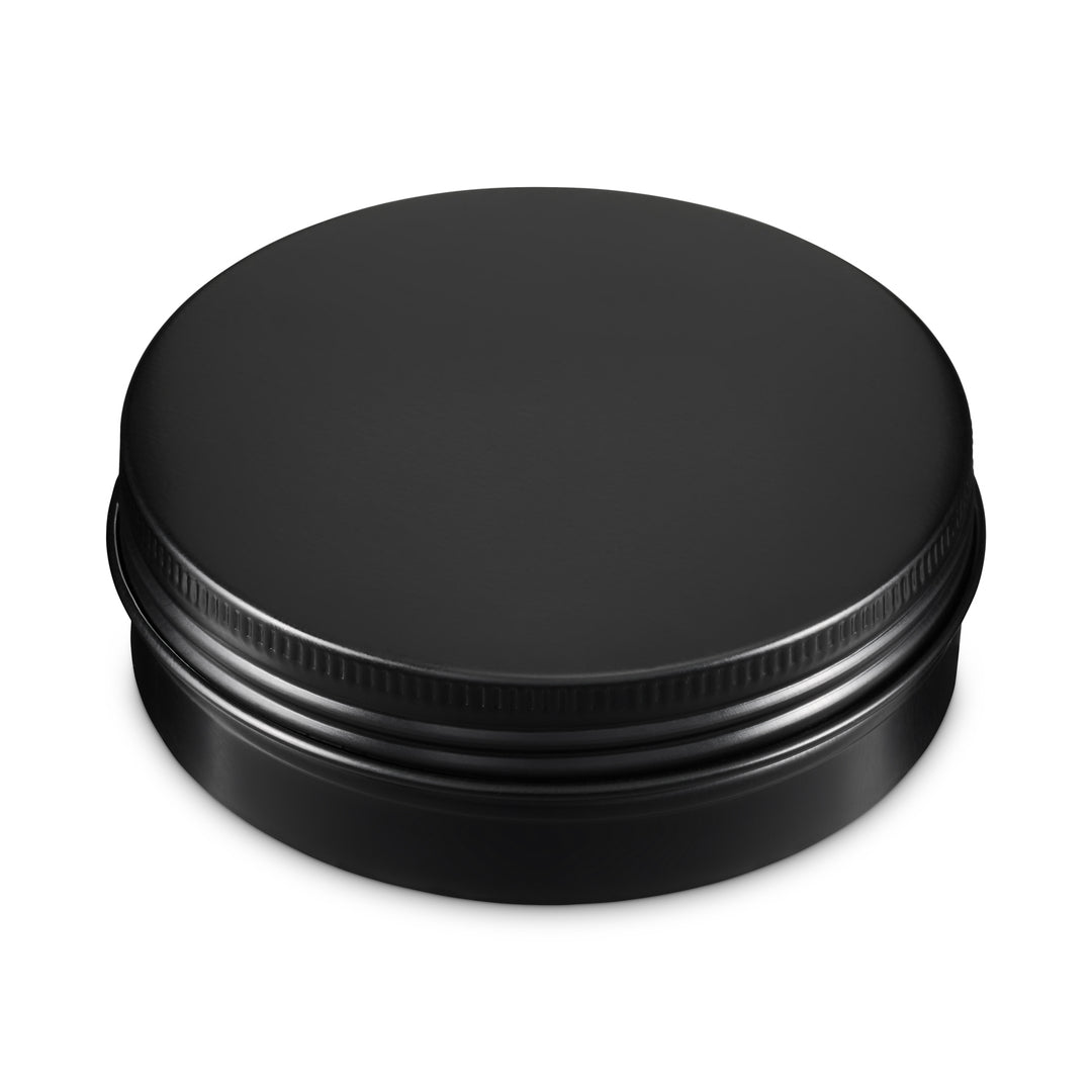 A black aluminium tin with product code T9108.