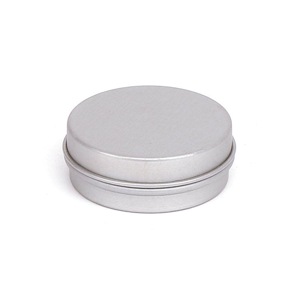 Silver Round Seamless Lip Balm Tins T0003 - Tinware Direct